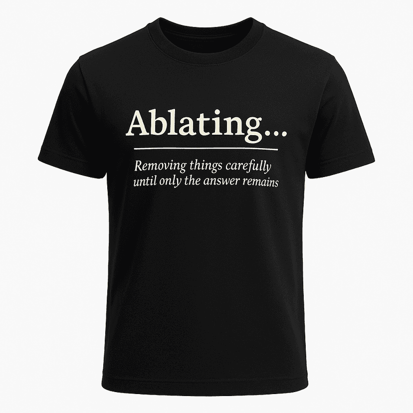 Ablating Definition Tee