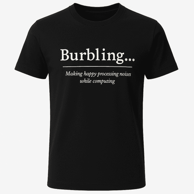 Burbling Definition Tee