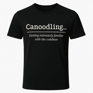 Canoodling Definition Tee