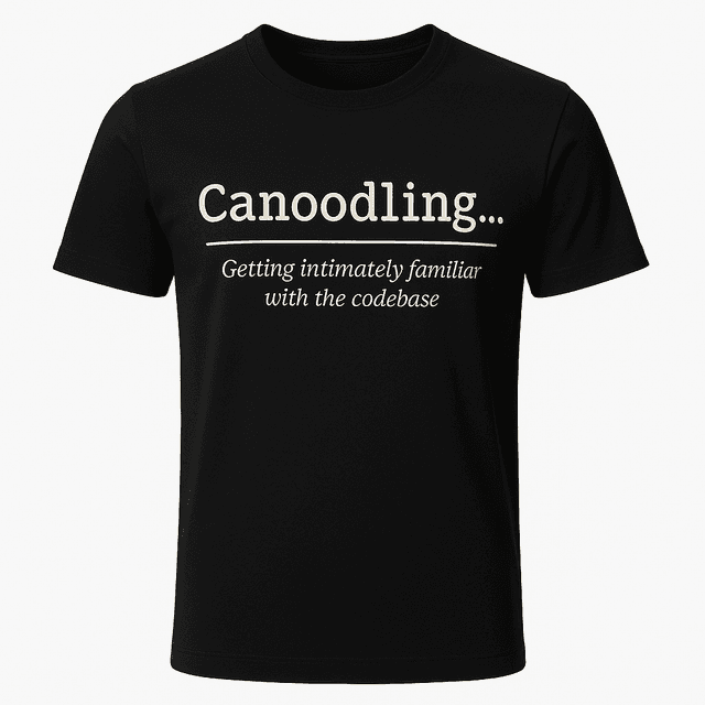 Canoodling Definition Tee