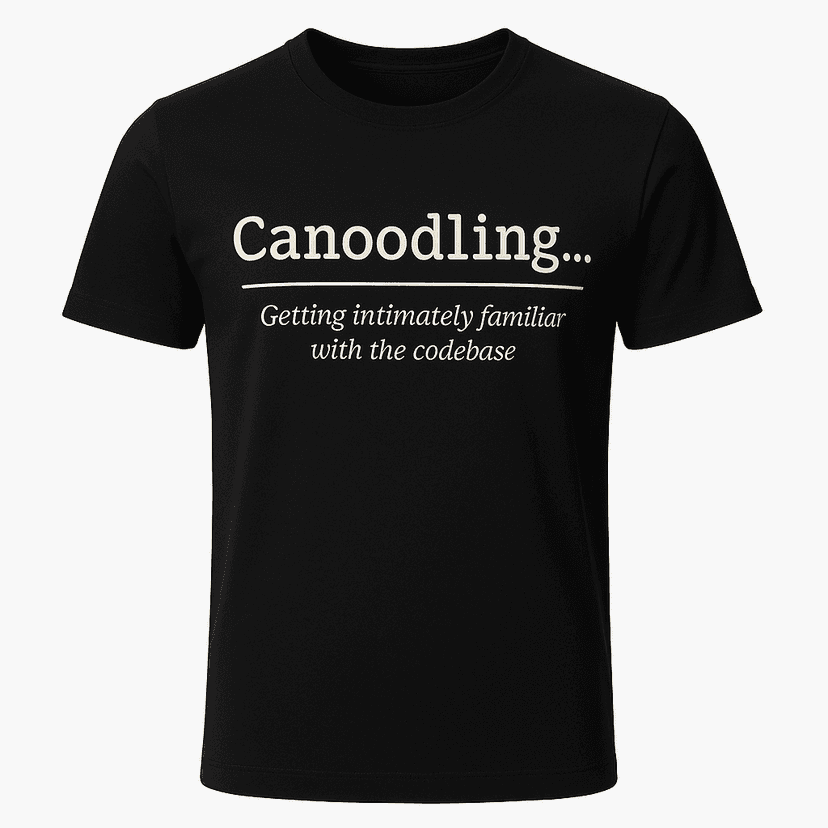 Canoodling Definition Tee