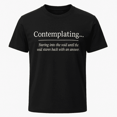 Contemplating Definition Tee