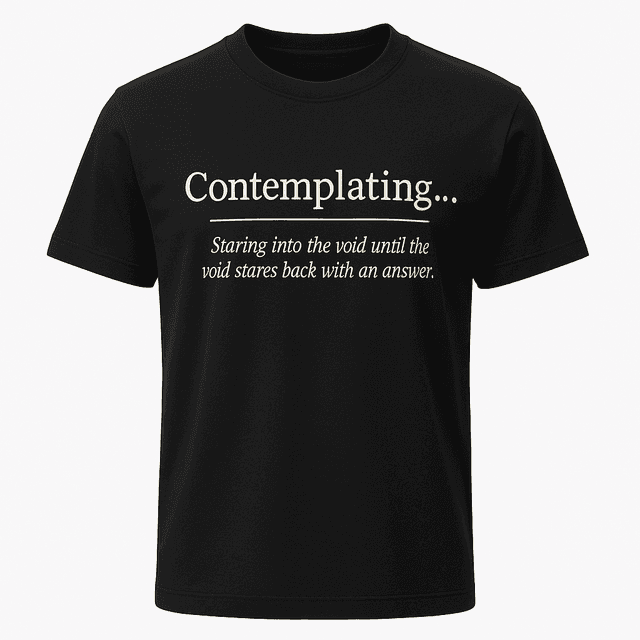 Contemplating Definition Tee