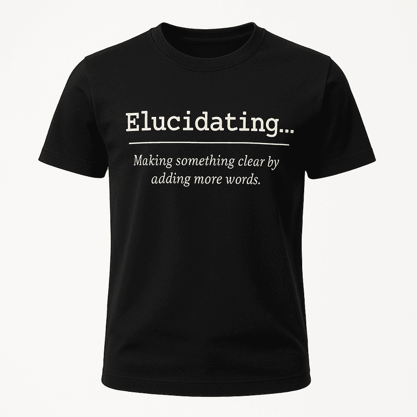 Elucidating Definition Tee