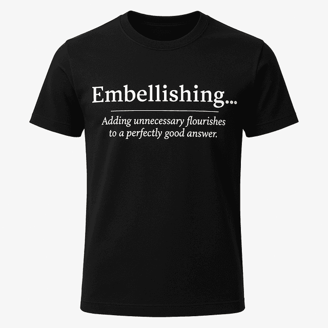 Embellishing Definition Tee