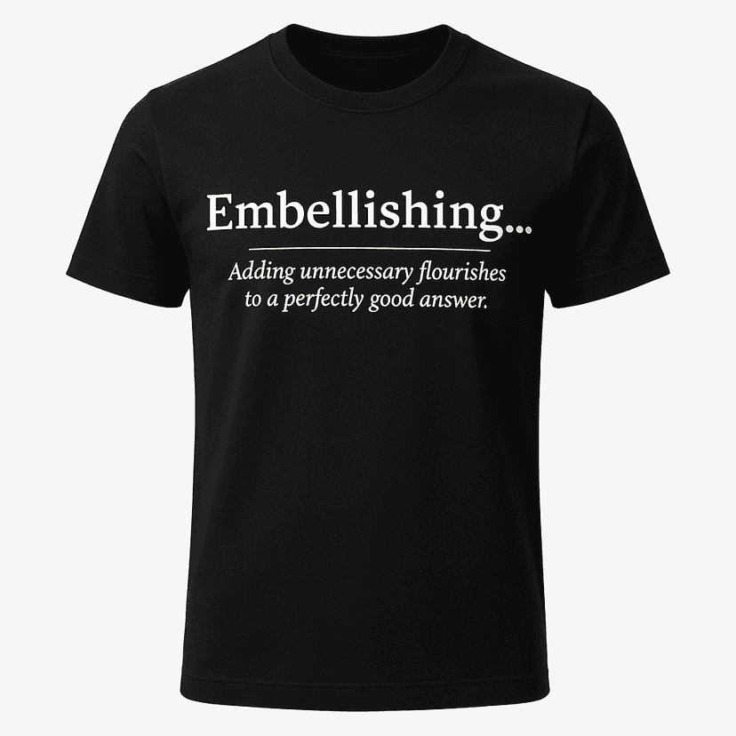 Embellishing Definition Tee