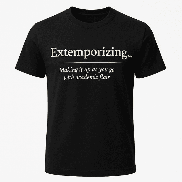 Extemporizing Definition Tee