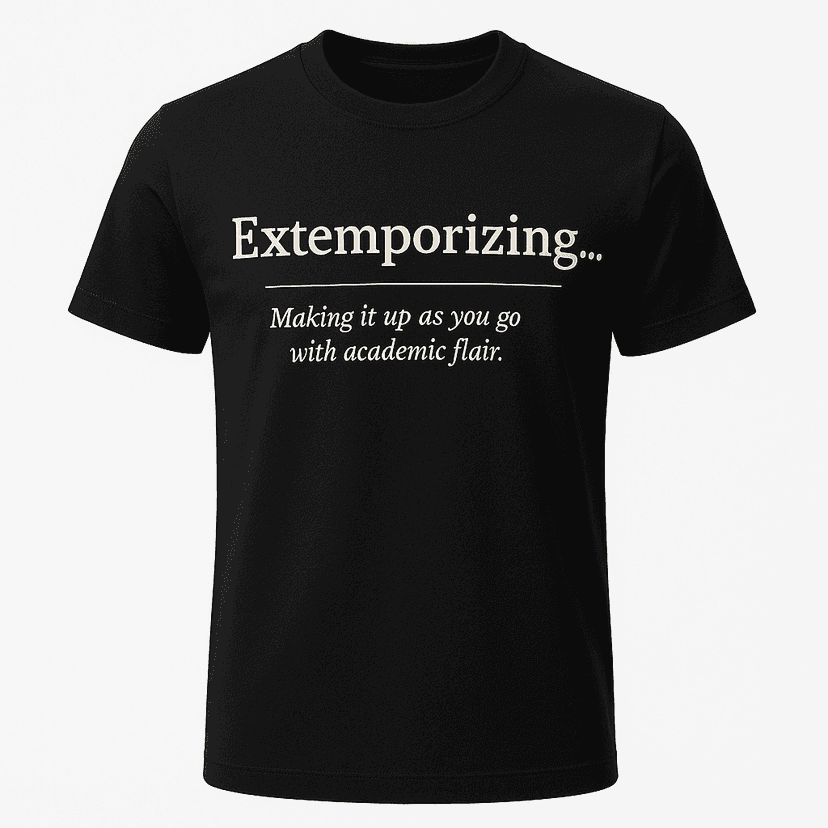 Extemporizing Definition Tee