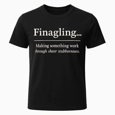 Finagling Definition Tee