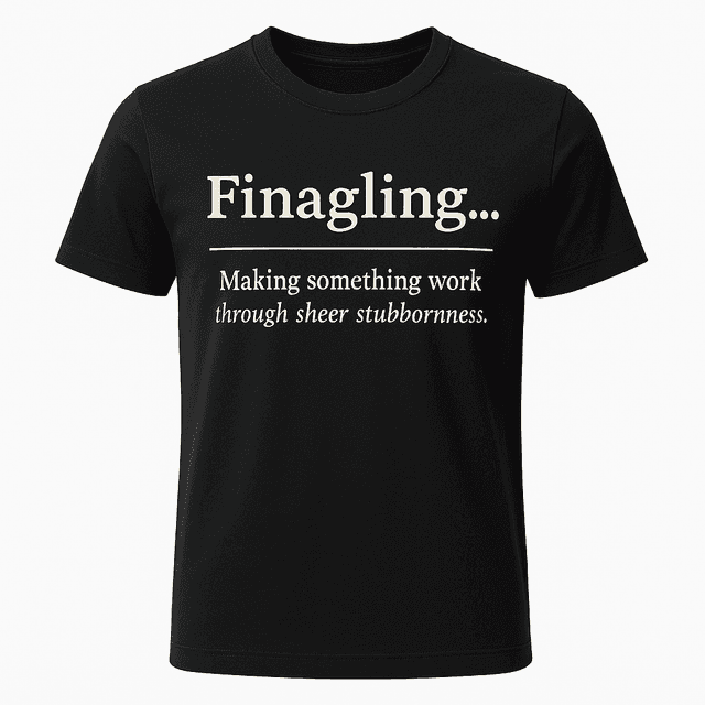 Finagling Definition Tee