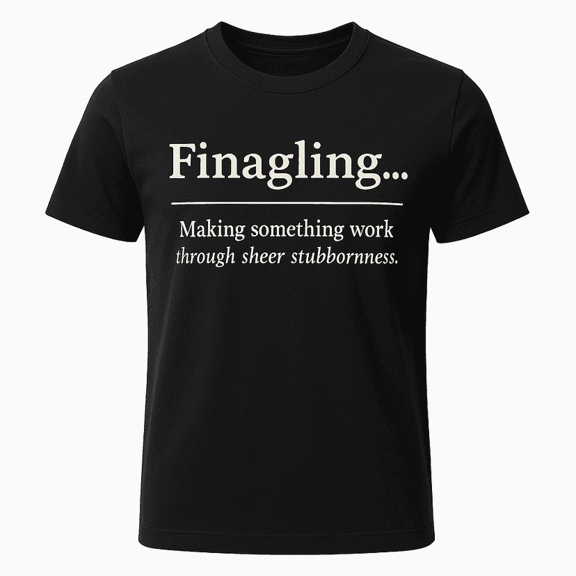 Finagling Definition Tee