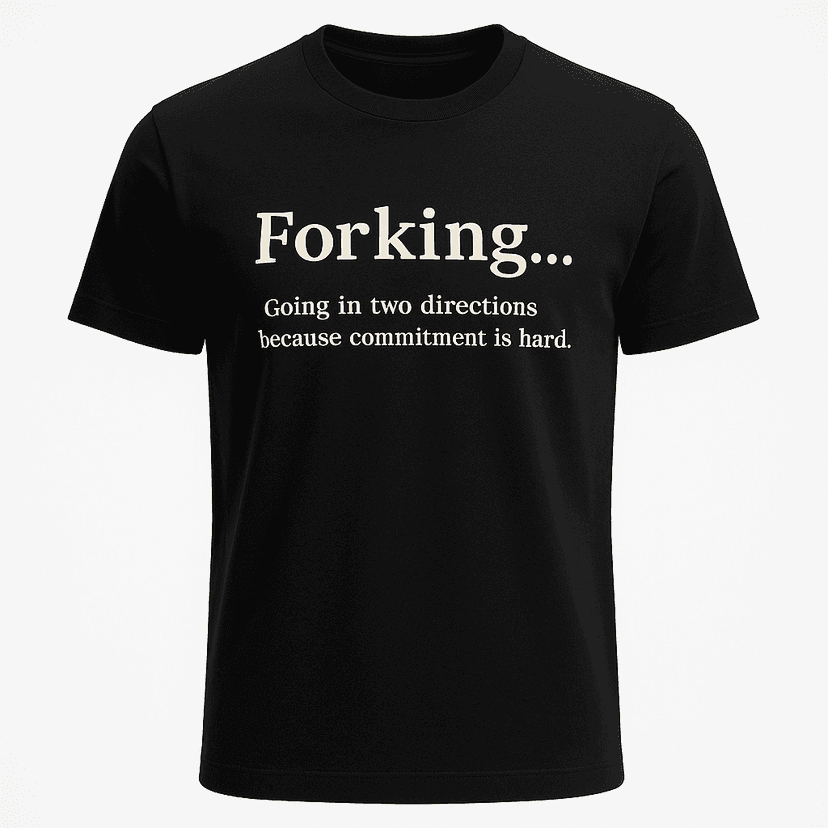 Forking Definition Tee