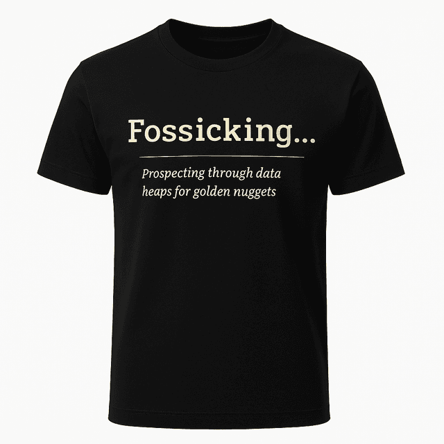 Fossicking Definition Tee
