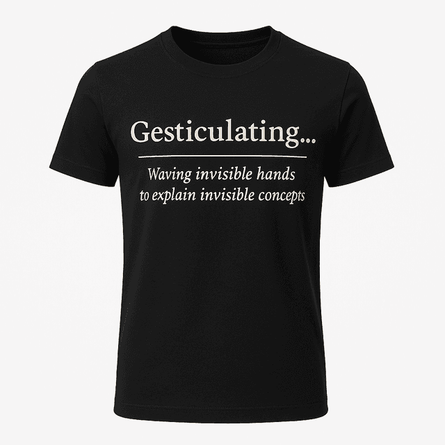 Gesticulating Definition Tee