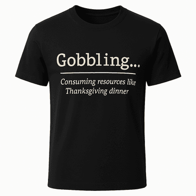 Gobbling Definition Tee