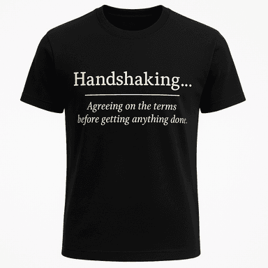 Handshaking Definition Tee