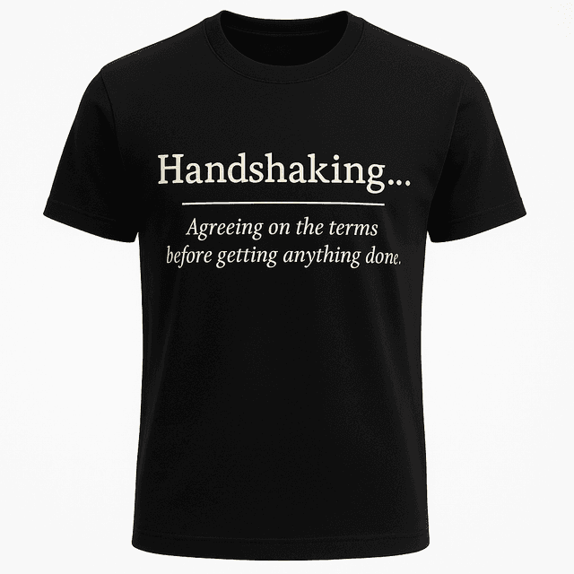 Handshaking Definition Tee