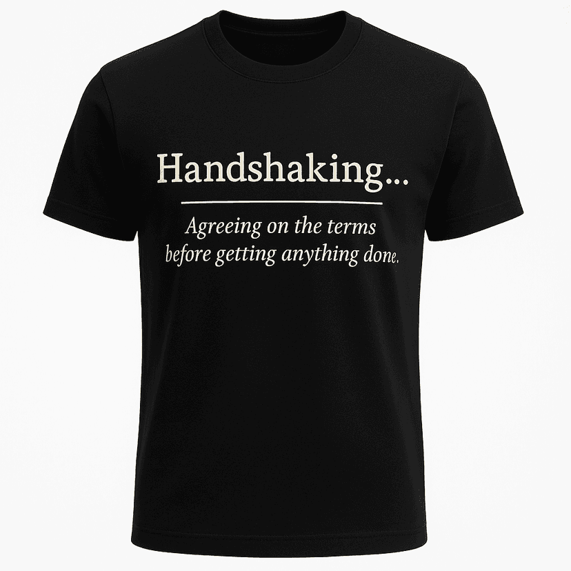 Handshaking Definition Tee