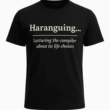 Haranguing Definition Tee