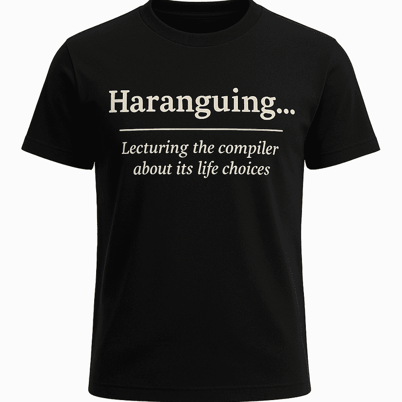 Haranguing Definition Tee