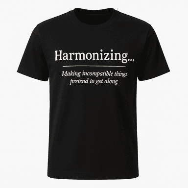 Harmonizing Definition Tee