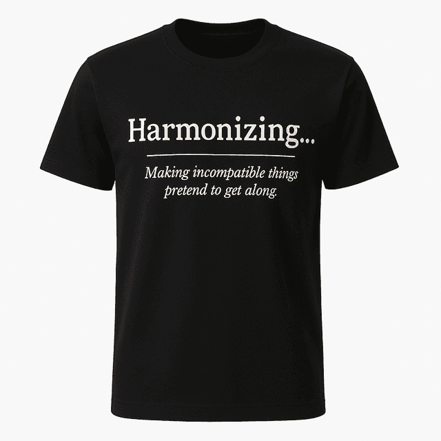 Harmonizing Definition Tee