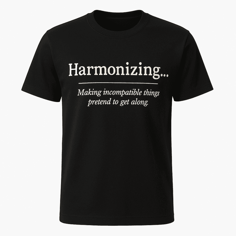 Harmonizing Definition Tee