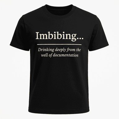 Imbibing Definition Tee