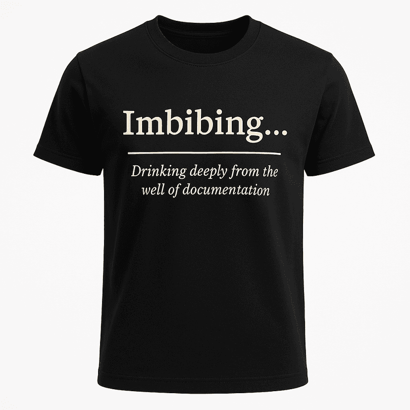 Imbibing Definition Tee