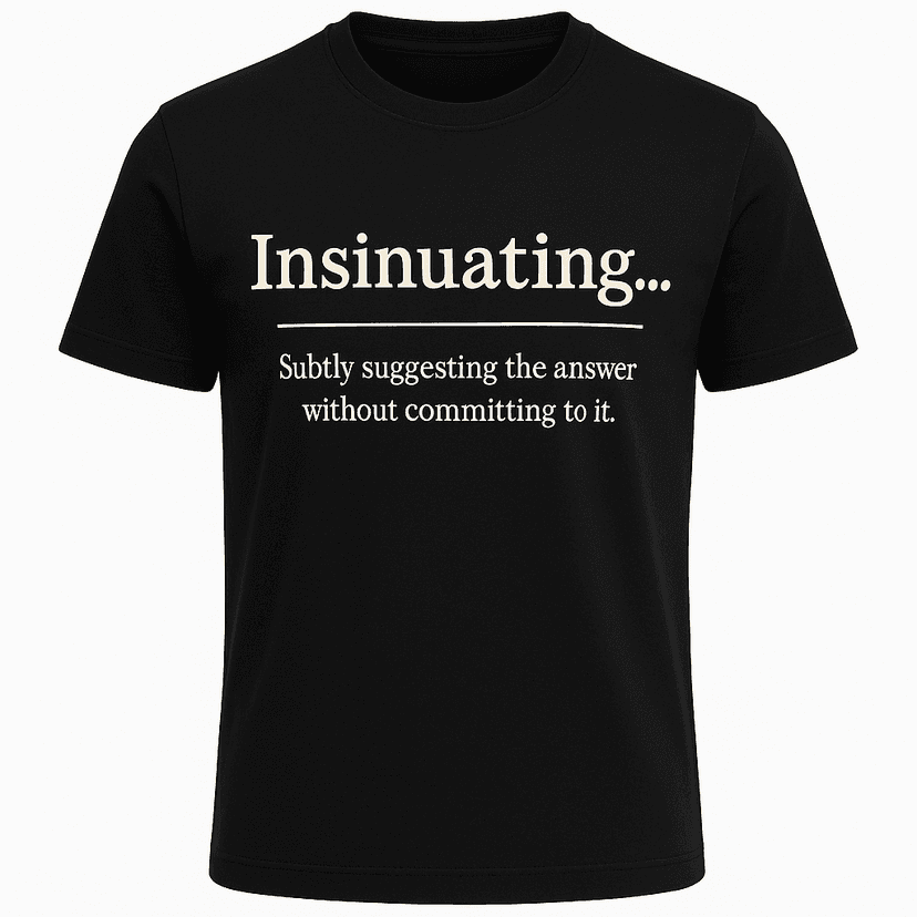 Insinuating Definition Tee