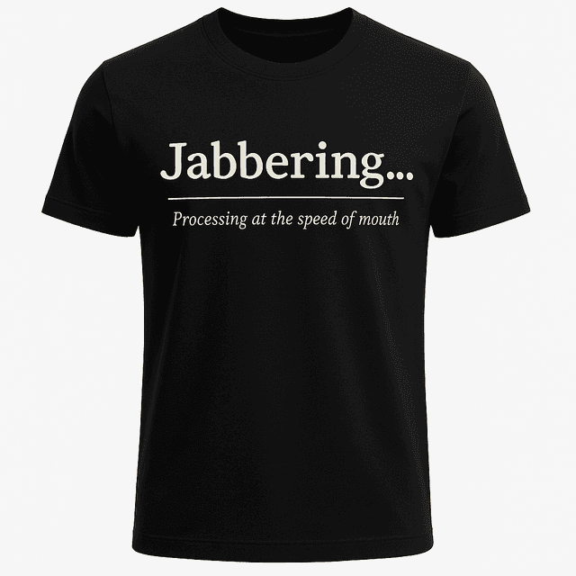 Jabbering Definition Tee