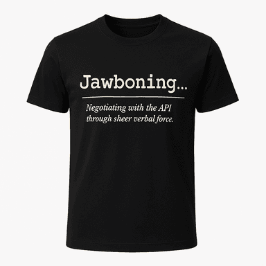 Jawboning Definition Tee