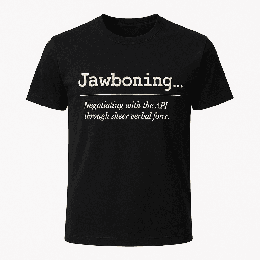 Jawboning Definition Tee