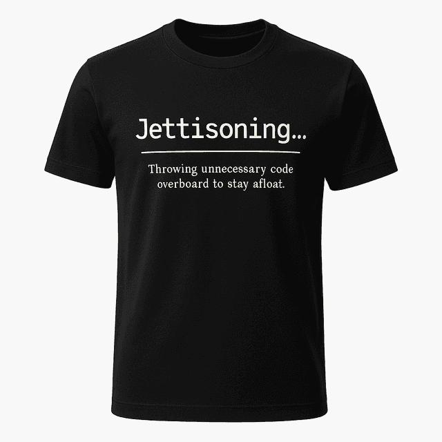 Jettisoning Definition Tee