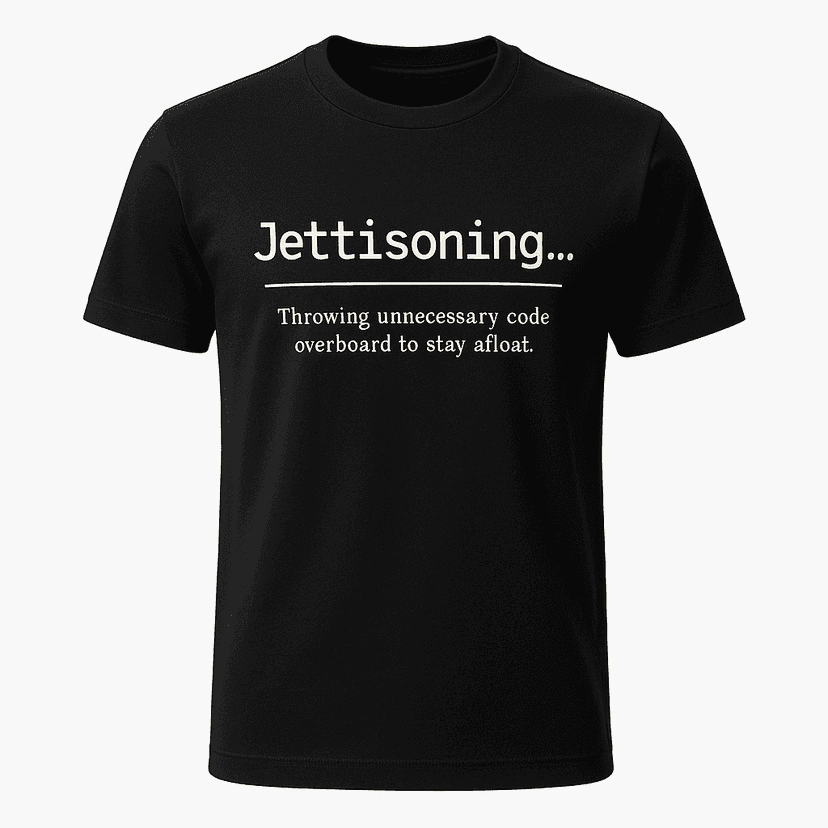 Jettisoning Definition Tee