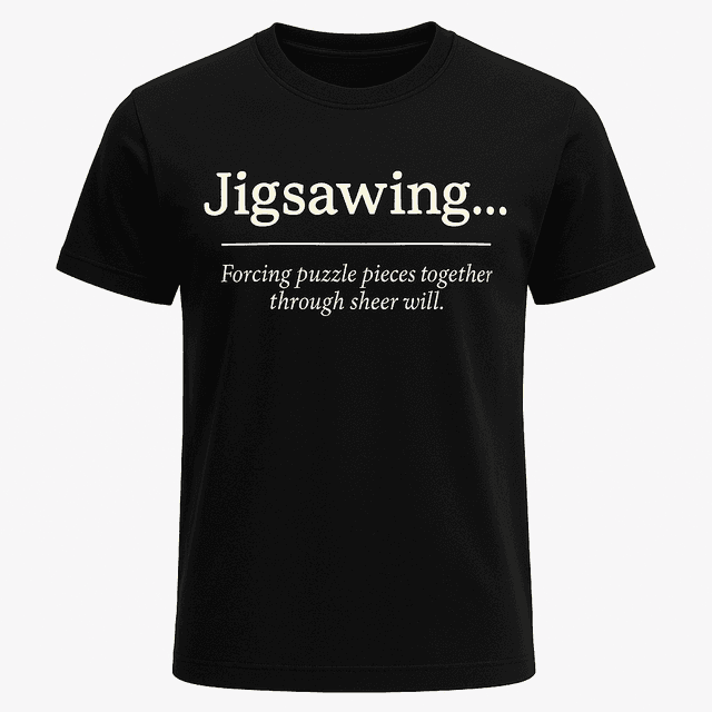 Jigsawing Definition Tee
