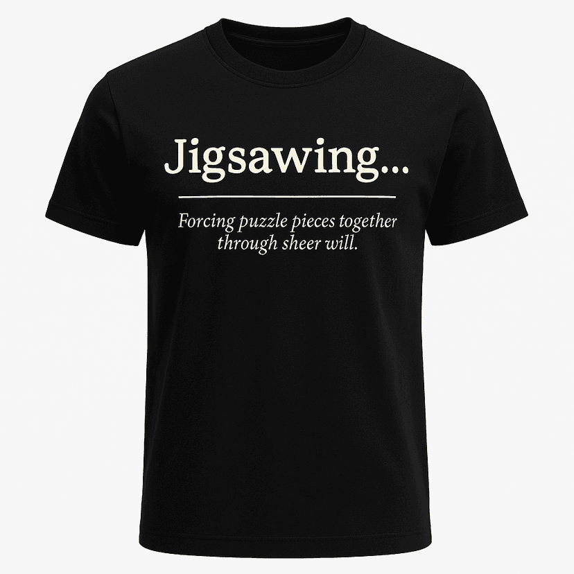 Jigsawing Definition Tee