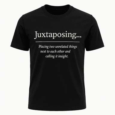 Juxtaposing Definition Tee