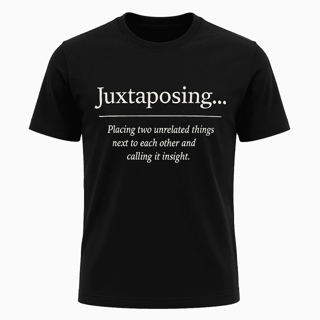 Juxtaposing Definition Tee