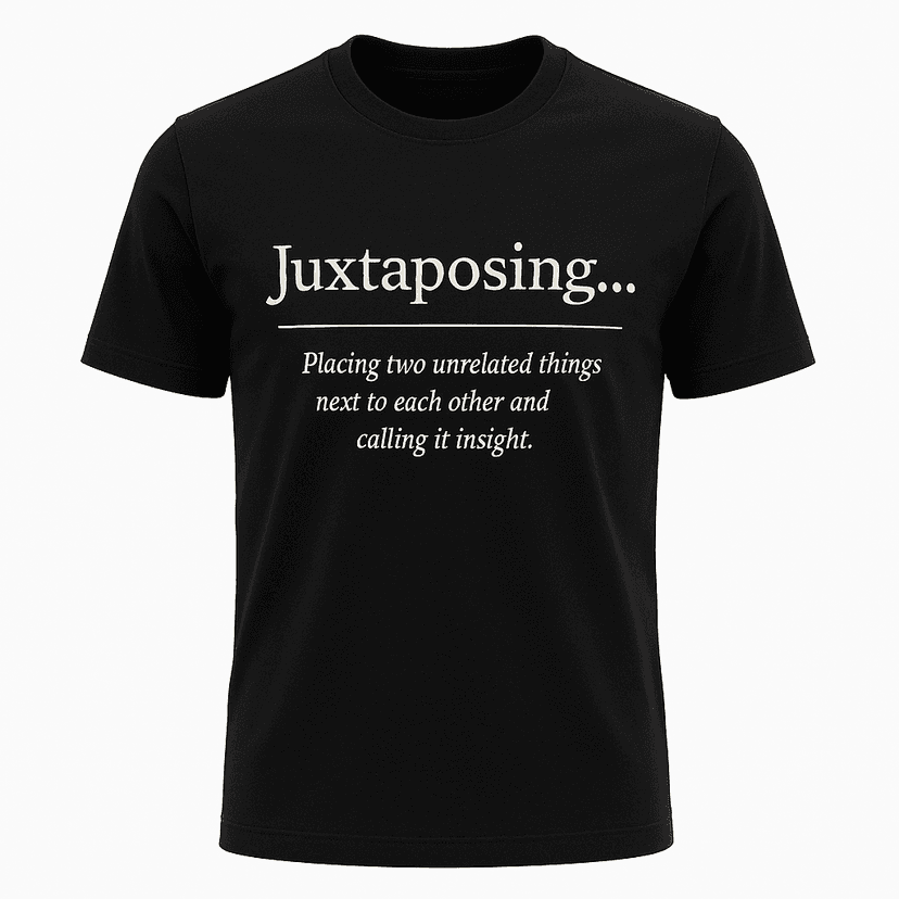 Juxtaposing Definition Tee