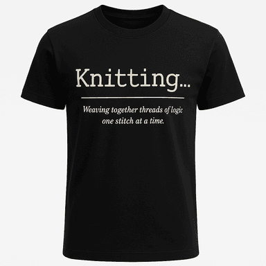 Knitting Definition Tee