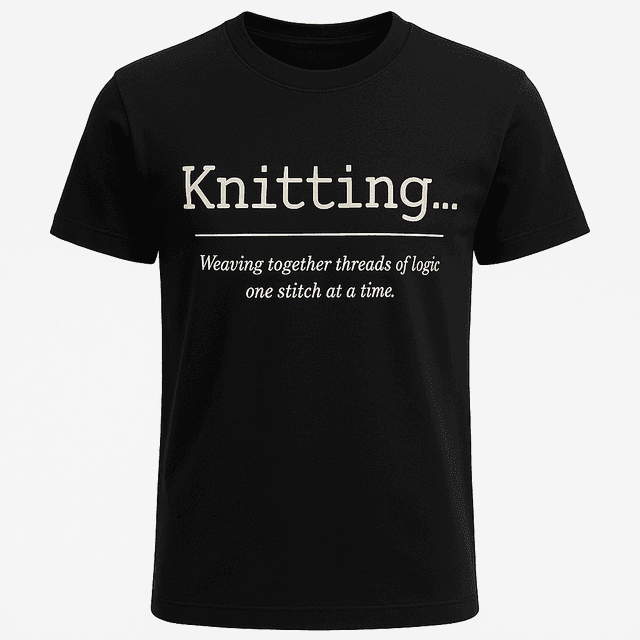 Knitting Definition Tee