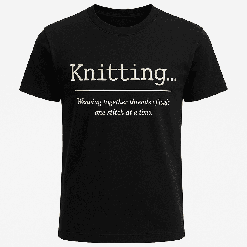Knitting Definition Tee
