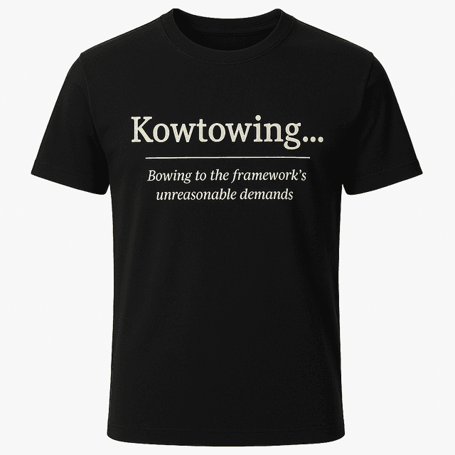Kowtowing Definition Tee