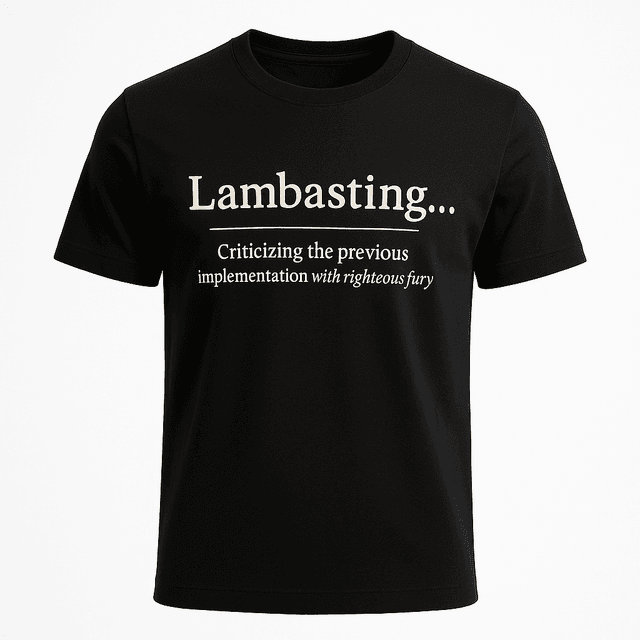 Lambasting Definition Tee