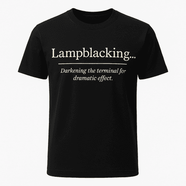 Lampblacking Definition Tee