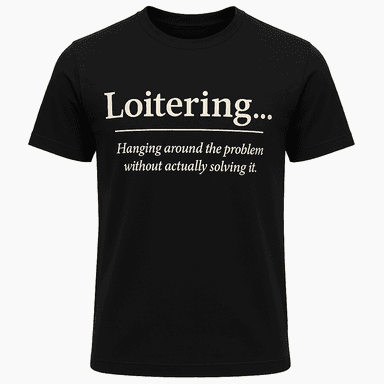 Loitering Definition Tee