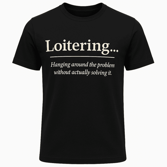 Loitering Definition Tee