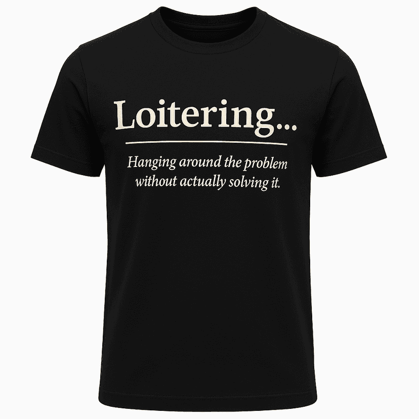 Loitering Definition Tee