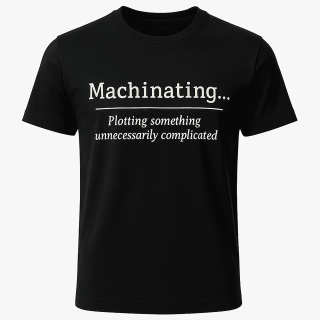 Machinating Definition Tee